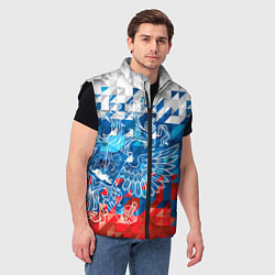 Мужской жилет Россия, цвет: 3D-черный — фото 2