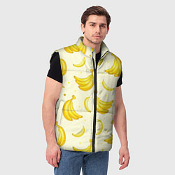 Мужской жилет Банана, цвет: 3D-черный — фото 2