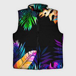 Мужской жилет Тропическая Ночь, цвет: 3D-красный
