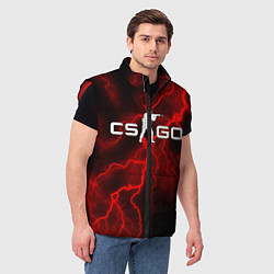 Мужской жилет COUNTER STRIKE, цвет: 3D-красный — фото 2