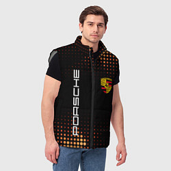 Мужской жилет PORSCHE, цвет: 3D-светло-серый — фото 2