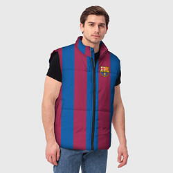Мужской жилет FC Barcelona 2021, цвет: 3D-черный — фото 2