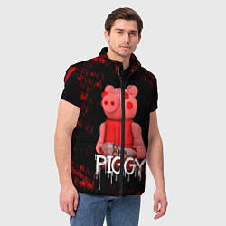 Мужской жилет Roblox Piggy, цвет: 3D-красный — фото 2