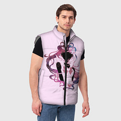 Мужской жилет Космическая Сейлор Мун, цвет: 3D-светло-серый — фото 2