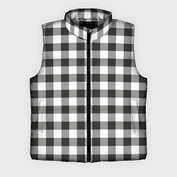 Мужской жилет Черно-белая клетка