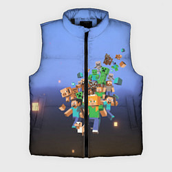 Мужской жилет Minecraft, цвет: 3D-черный