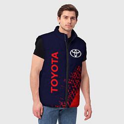 Мужской жилет TOYOTA ТОЙОТА, цвет: 3D-черный — фото 2