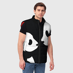 Мужской жилет Panda, цвет: 3D-красный — фото 2