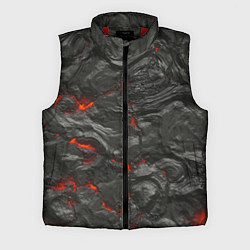 Мужской жилет Застывшая лава, цвет: 3D-красный