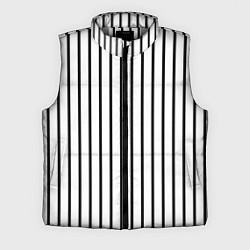 Мужской жилет Чёрные и белые полосы