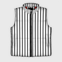 Мужской жилет Чёрные и белые полосы