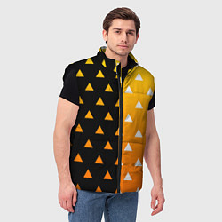 Мужской жилет ZENITSU ЗЕНИТСУ КИМОНО, цвет: 3D-черный — фото 2