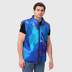 Мужской жилет NEON CRYSTALLS, цвет: 3D-светло-серый — фото 2