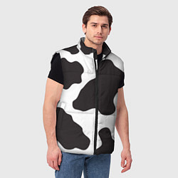 Мужской жилет Корова, цвет: 3D-черный — фото 2