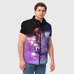 Мужской жилет Урарака, Очако, цвет: 3D-черный — фото 2