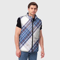Мужской жилет Шотландка Z, цвет: 3D-черный — фото 2