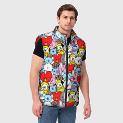 Мужской жилет BT21 BTS, цвет: 3D-красный — фото 2