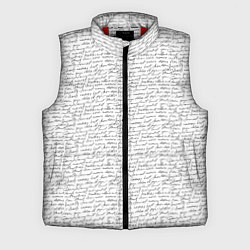 Мужской жилет Рукопись, цвет: 3D-красный