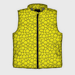 Мужской жилет Смайлики, цвет: 3D-светло-серый