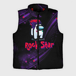 Мужской жилет Among Us Rock Star, цвет: 3D-красный