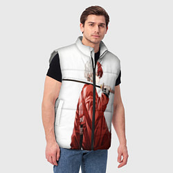 Мужской жилет Шото Тодороки, цвет: 3D-светло-серый — фото 2