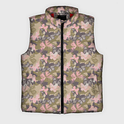 Мужской жилет Камуфляж с бабочками