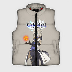Мужской жилет Genshin impactАльбедо, цвет: 3D-красный