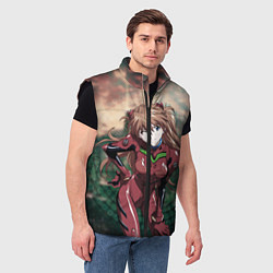 Мужской жилет Аска Евангелион, цвет: 3D-черный — фото 2