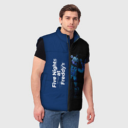 Мужской жилет Five Nights At Freddy, цвет: 3D-черный — фото 2