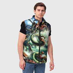 Мужской жилет Ктулху Лавкрафт, цвет: 3D-черный — фото 2