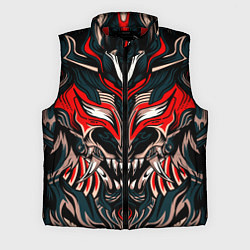 Мужской жилет Черный самурай, цвет: 3D-красный