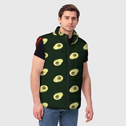 Мужской жилет Авокадо, цвет: 3D-красный — фото 2