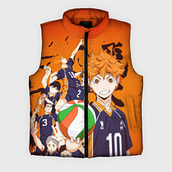 Мужской жилет ВОЛЕЙБОЛ!! HAIKYUU!!, цвет: 3D-красный