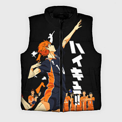 Мужской жилет ВОЛЕЙБОЛ!! HAIKYUU!!, цвет: 3D-черный