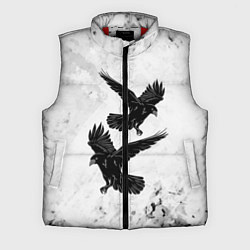 Мужской жилет Gothic crows, цвет: 3D-красный