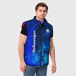 Мужской жилет Volkswagen, цвет: 3D-красный — фото 2