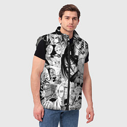 Мужской жилет One-Punch Man Ванпачмен, цвет: 3D-светло-серый — фото 2