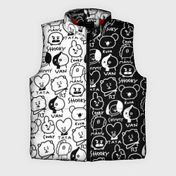 Мужской жилет BTS BT21, цвет: 3D-красный