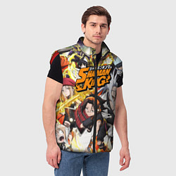 Мужской жилет ШАМАН КИНГ Король Шаманов, цвет: 3D-красный — фото 2