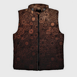 Мужской жилет Шестеренки, цвет: 3D-светло-серый