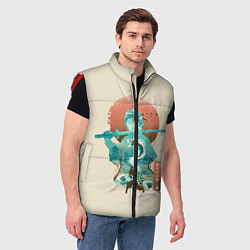 Мужской жилет Demon Slayer Tanjiro, цвет: 3D-красный — фото 2