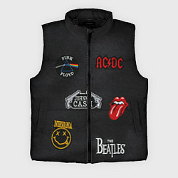 Мужской жилет РОКЕРСКИЕ НАШИВКИ