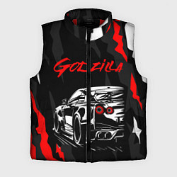 Мужской жилет NISSAN GT-R GODZILLA, цвет: 3D-красный