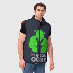 Мужской жилет Shrek: Im good ogre, цвет: 3D-красный — фото 2