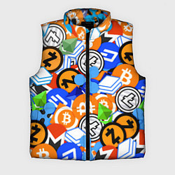 Мужской жилет КРИПТОВАЛЮТЫ CRYPTOCURRENCY