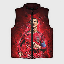 Мужской жилет Cristiano Ronaldo Portugal, цвет: 3D-черный