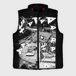 Мужской жилет Initial d, цвет: 3D-красный