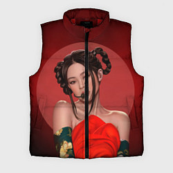 Мужской жилет Дженни BLACKPINK, цвет: 3D-красный