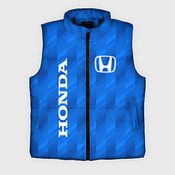 Мужской жилет HONDA BLUE ХОНДА СИНИЙ, цвет: 3D-черный