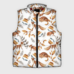 Мужской жилет Лиса, цвет: 3D-красный